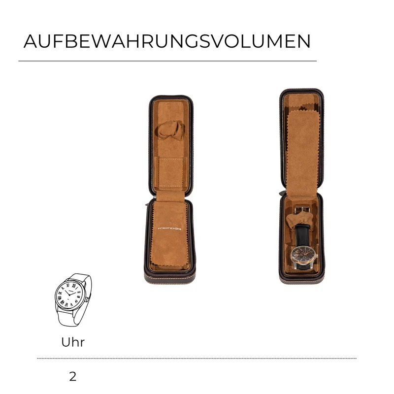 BOND Uhrenetui für 2 Uhren