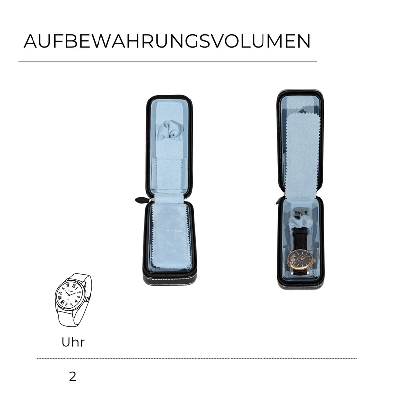 BOND Uhrenetui für 2 Uhren