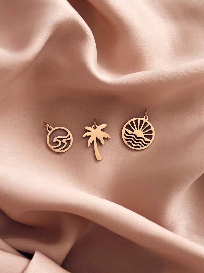 Beach Waves Charm
