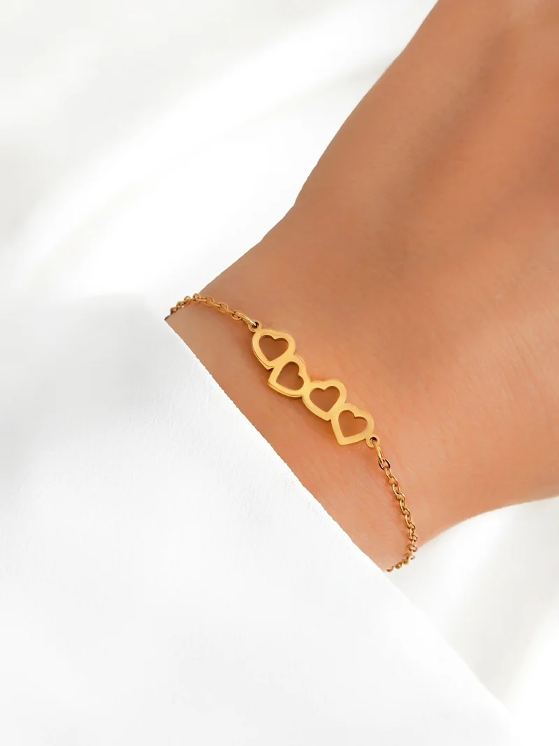 True Love Herz Armkette