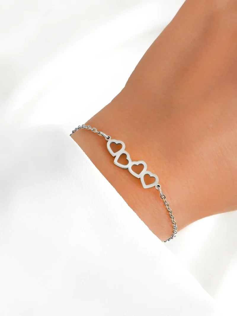 True Love Herz Armkette