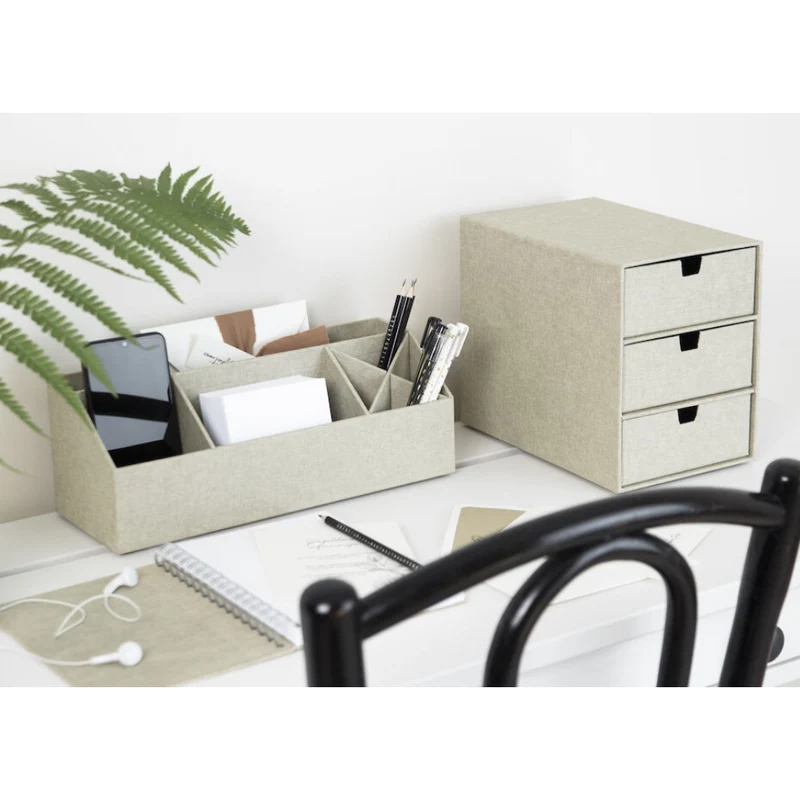 ELISA Schreibtisch Organizer - Linnen Canvas