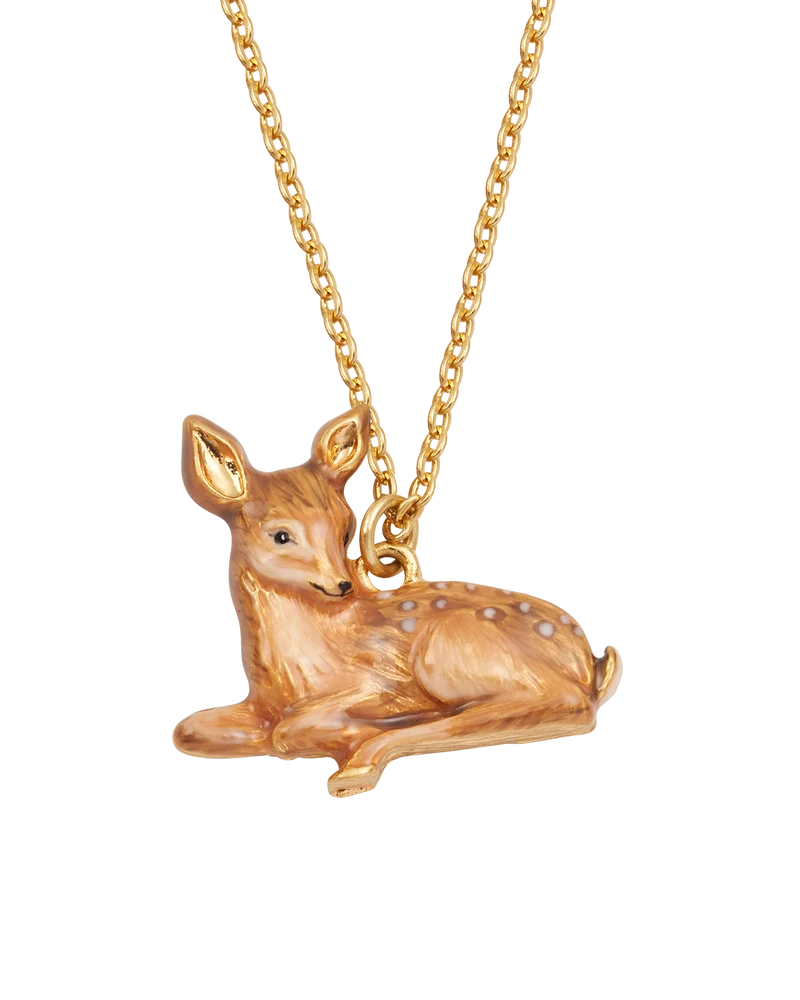 Gold Fawn Necklace