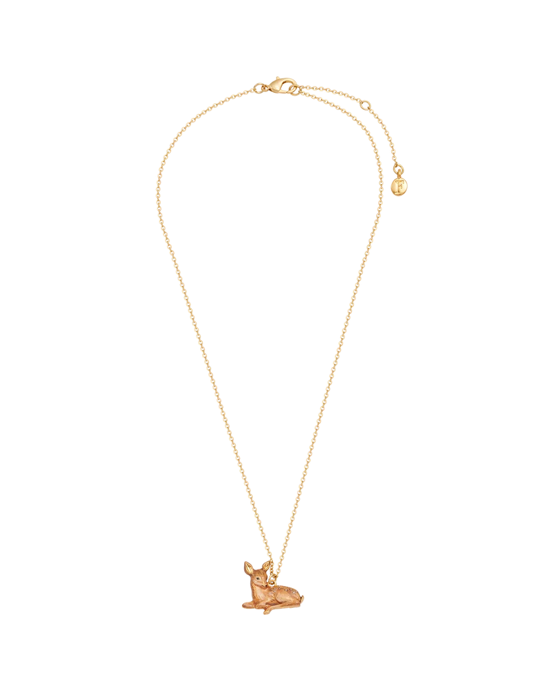 Gold Fawn Necklace