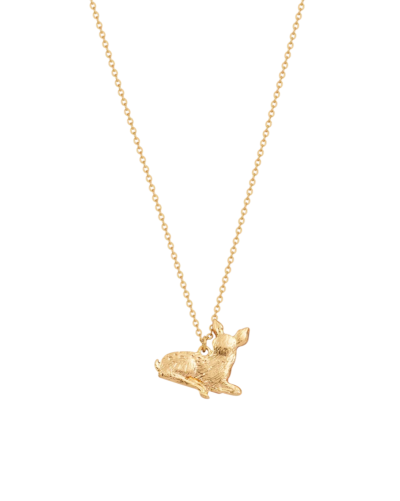 Gold Fawn Necklace