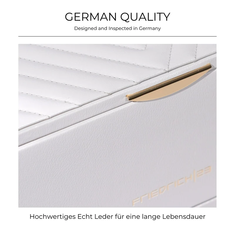 AURORA Großer Jubiläums-Schmuckkasten aus Leder