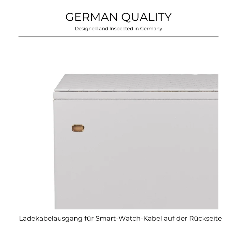 AURORA Großer Jubiläums-Schmuckkasten aus Leder