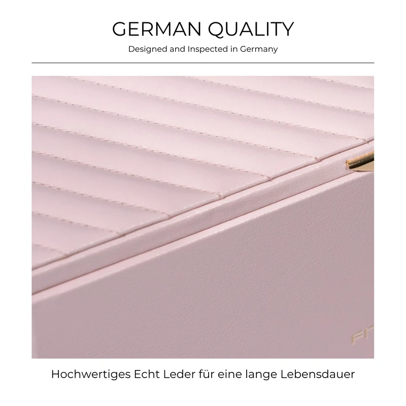 AURORA Großer Jubiläums-Schmuckkasten aus Leder