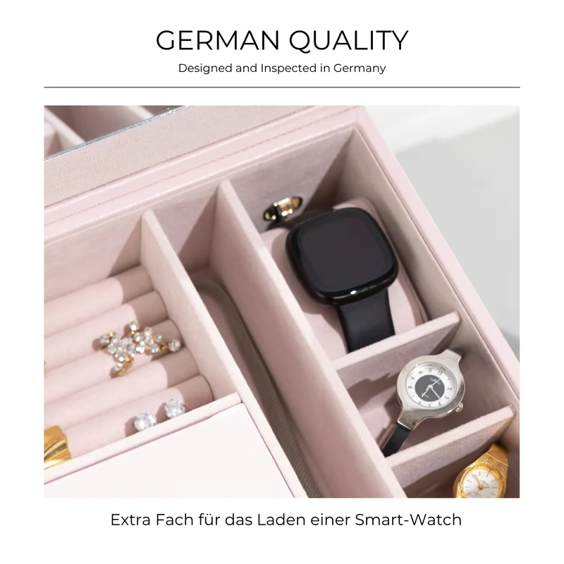 AURORA Großer Jubiläums-Schmuckkasten aus Leder