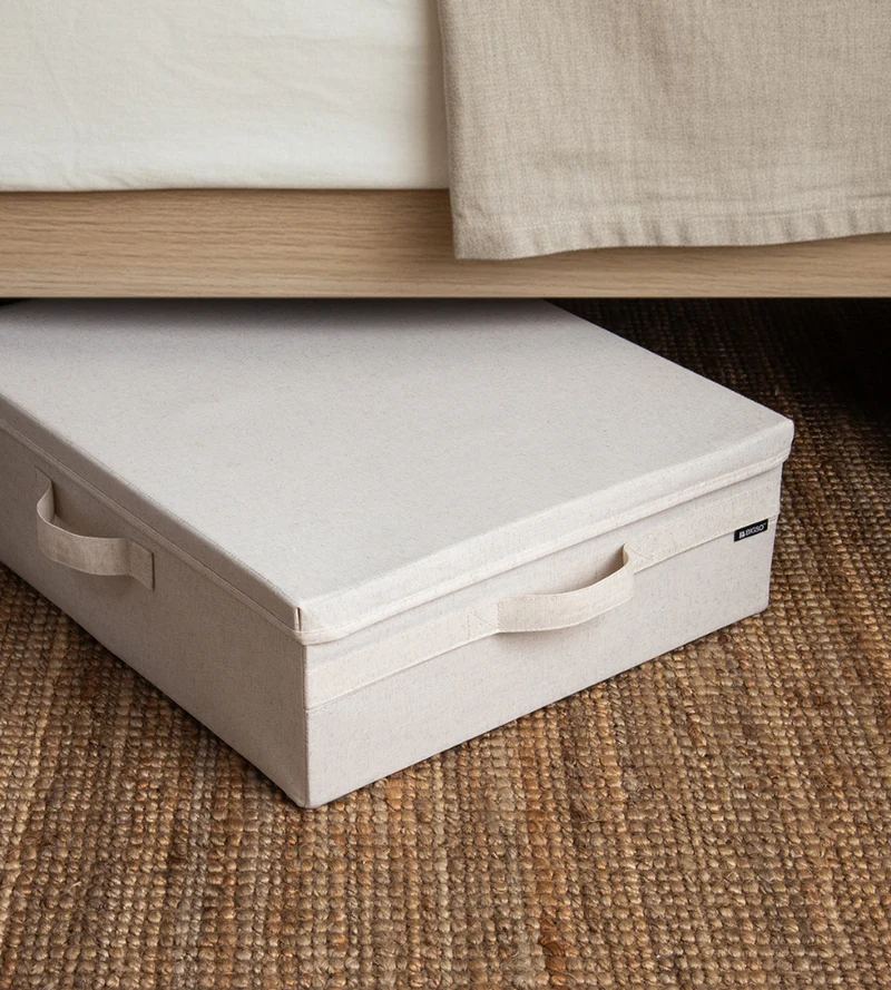 SOFT ll Aufbewahrungsbox Beige - Unterbett-Lagerung