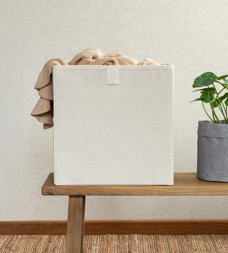 SOFT ll Aufbewahrungsbox CUBE - Beige