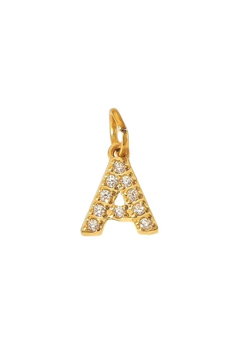 Spark Letter Charm