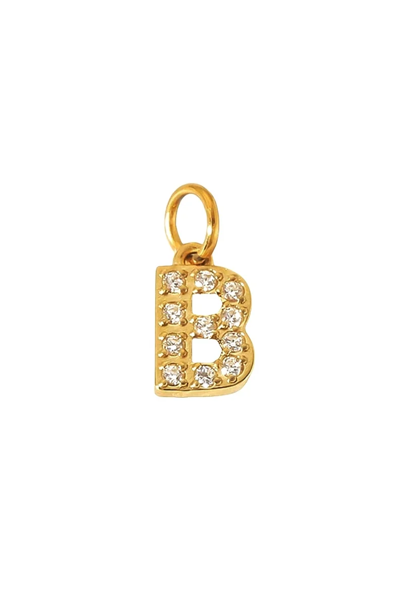 Spark Letter Charm