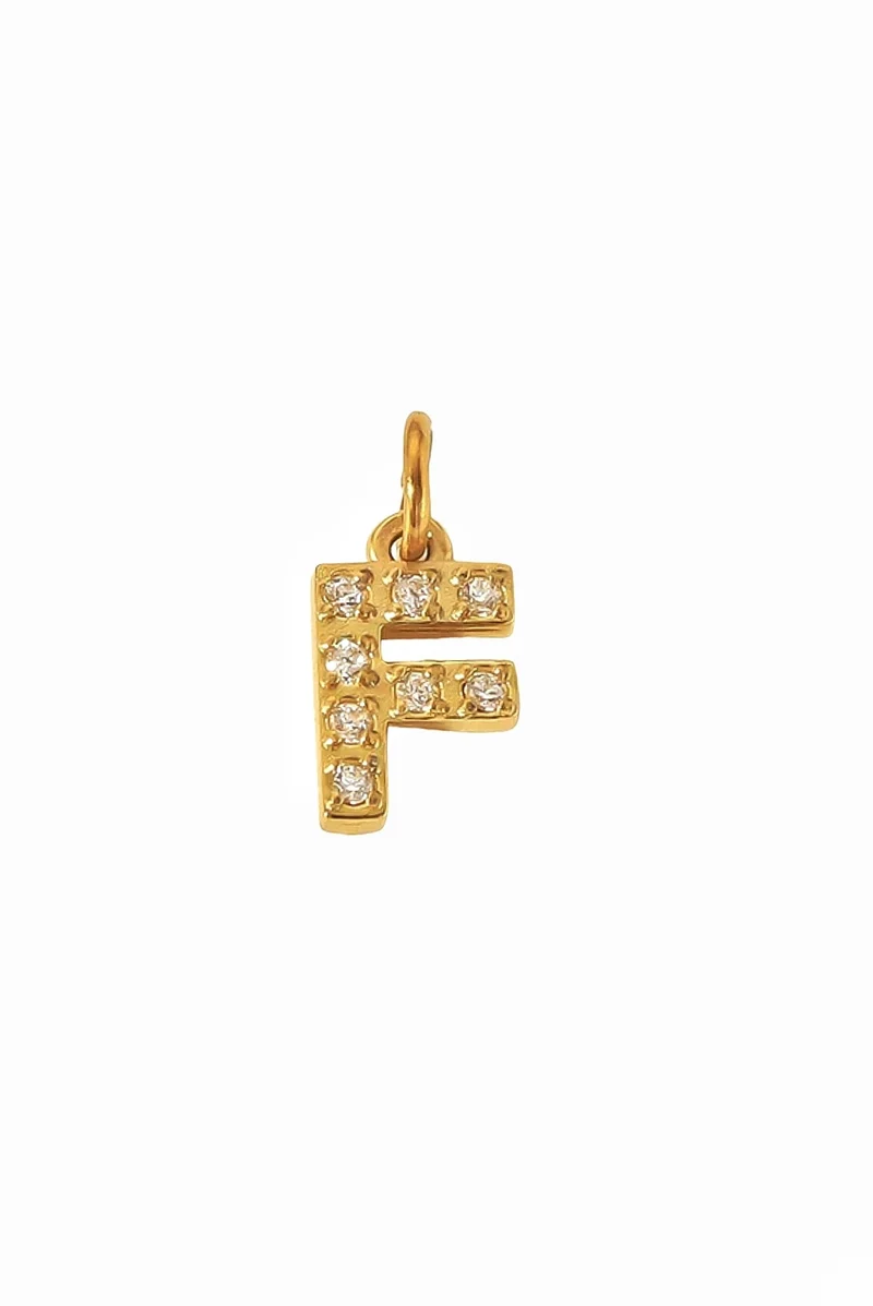 Spark Letter Charm
