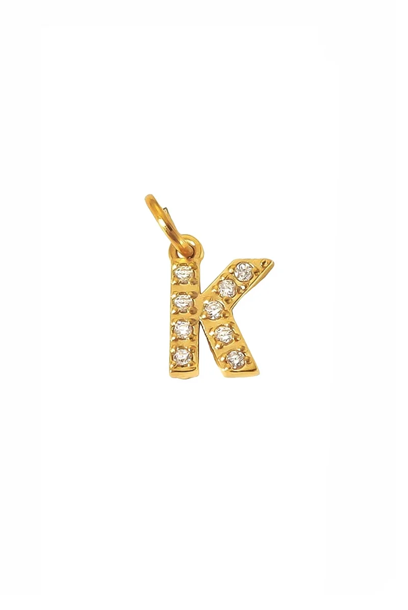 Spark Letter Charm