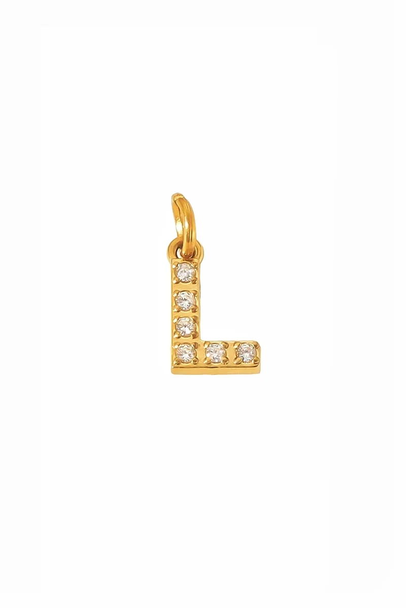 Spark Letter Charm