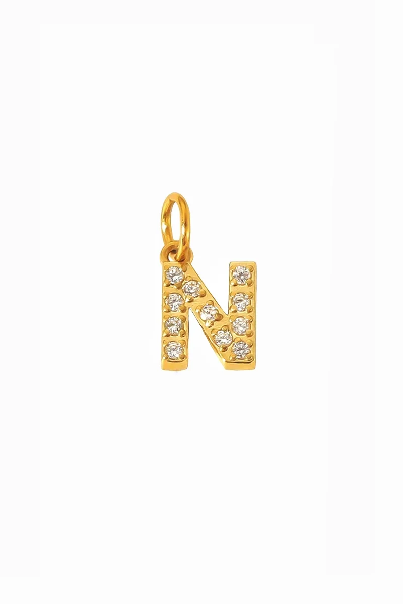 Spark Letter Charm