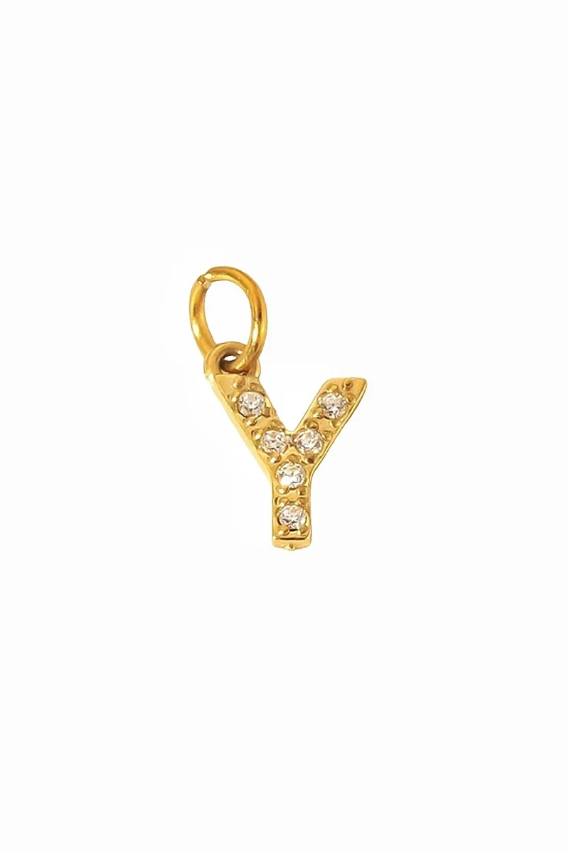 Spark Letter Charm