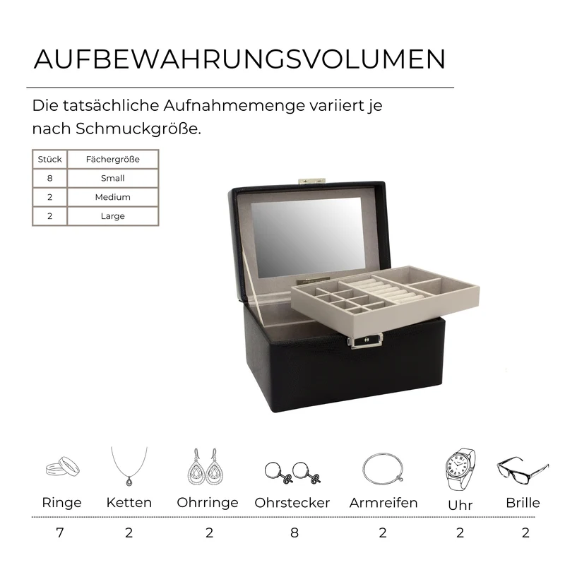 MILANO Schmuckkästchen in Echsen Optik