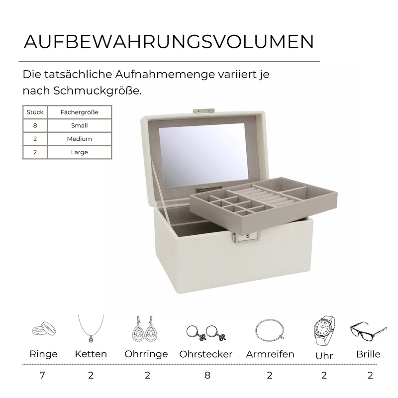 MILANO Schmuckkästchen in Echsen Optik