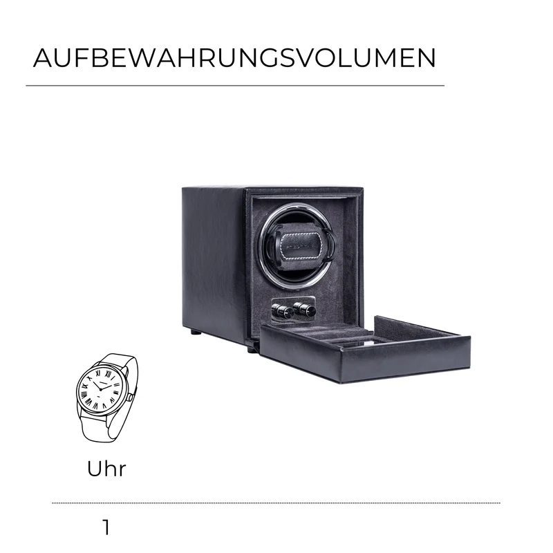 BOND Uhrenbeweger für 1 Uhr mit LED Beleuchtung