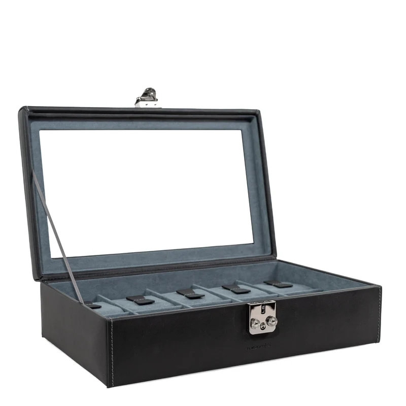 INFINITY Uhrenbox aus Leder für 10 Uhren