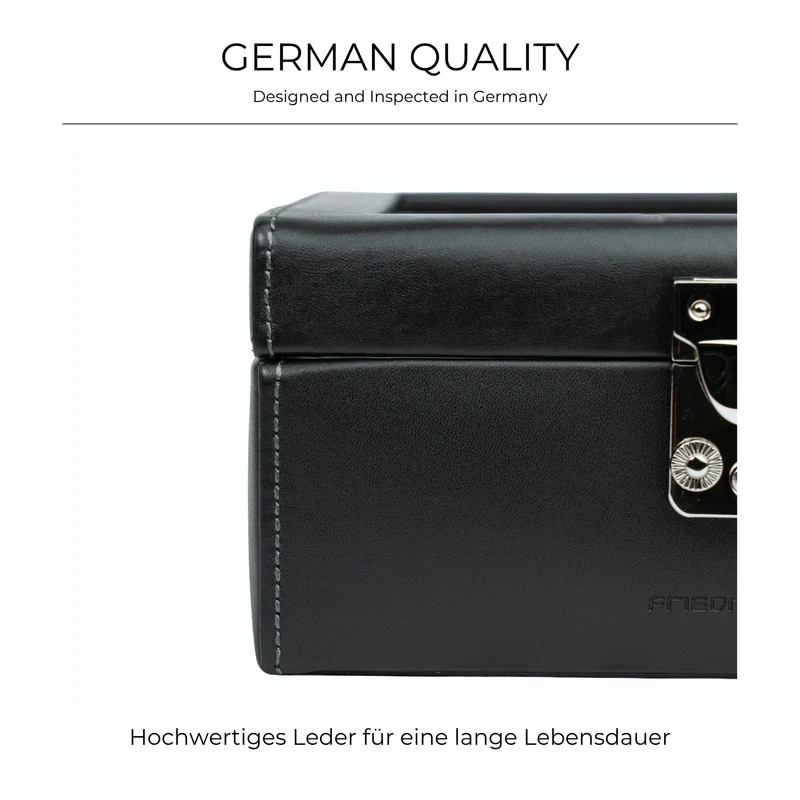 INFINITY Uhrenbox aus Leder für 10 Uhren