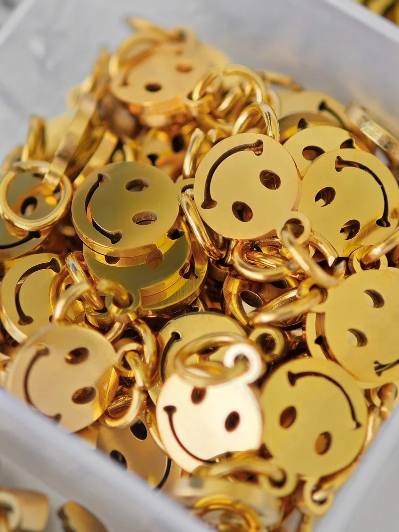Mini Smiley Halskette