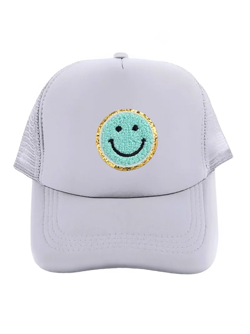 Smiley Cap Grau