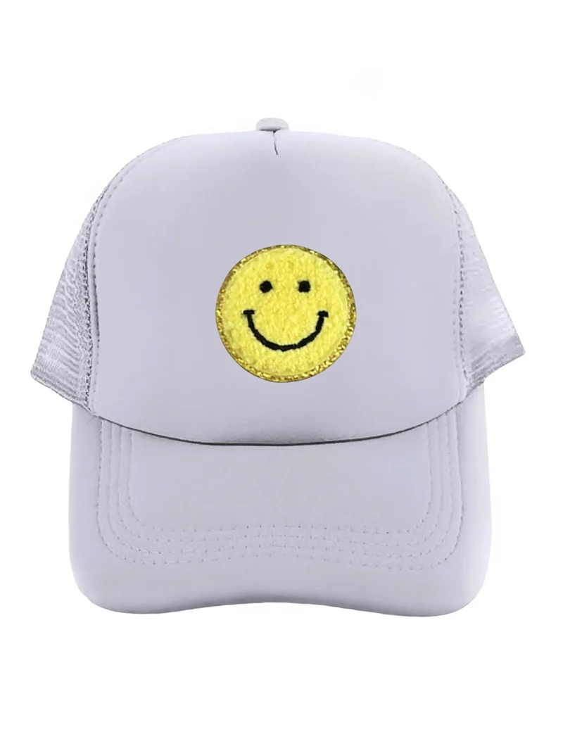 Smiley Cap Grau