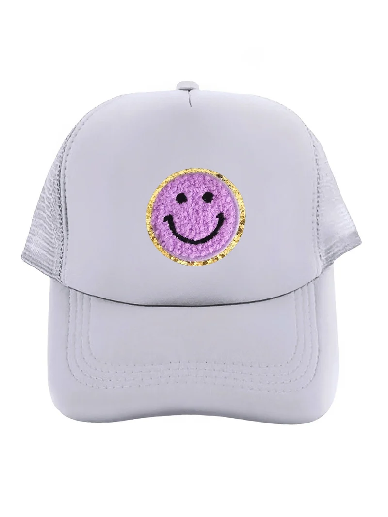 Smiley Cap Grau