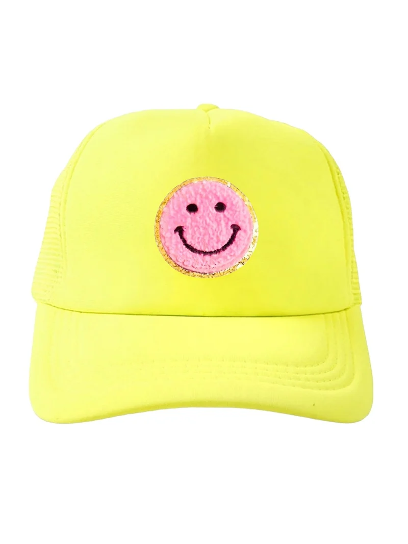 Smiley Cap Neon Gelb