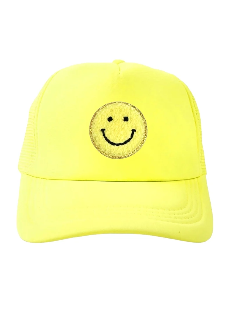 Smiley Cap Neon Gelb