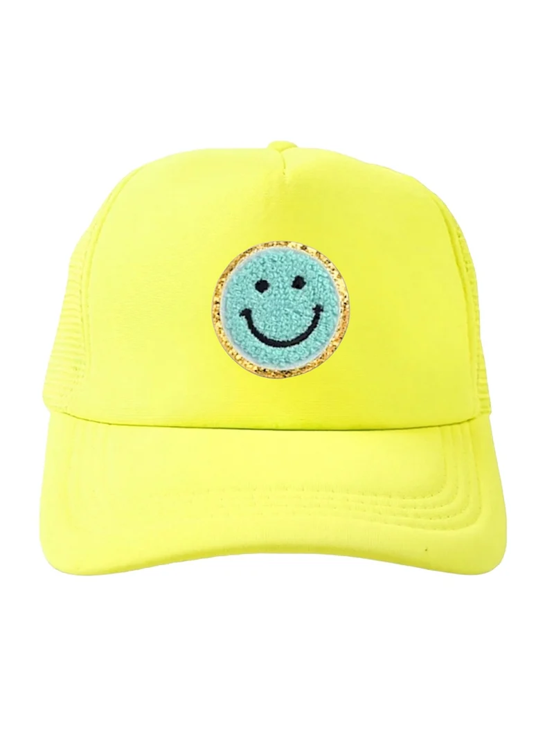 Smiley Cap Neon Gelb