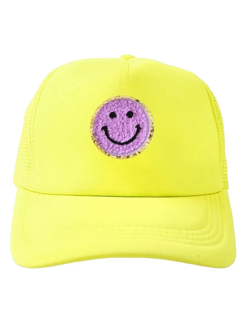 Smiley Cap Neon Gelb