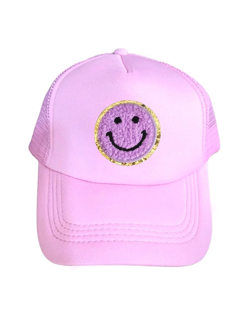 Smiley Cap Rosa