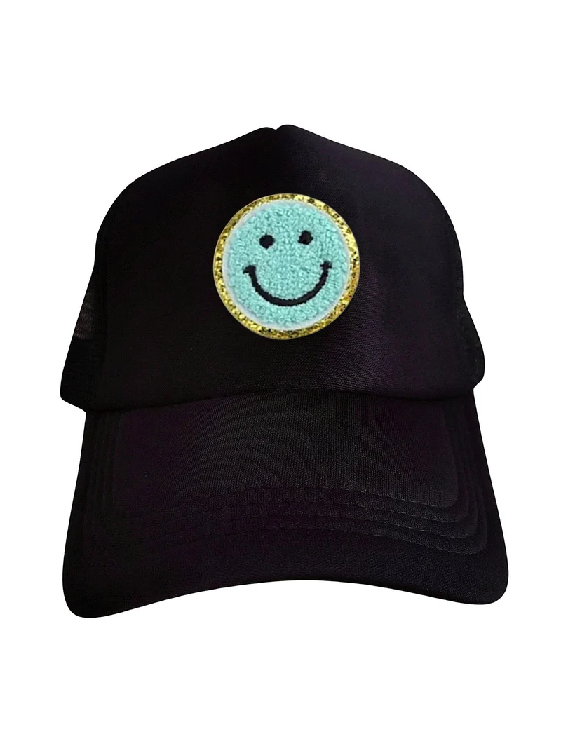 Smiley Cap Black