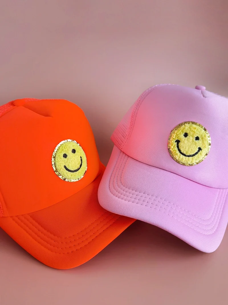 Smiley Cap Black