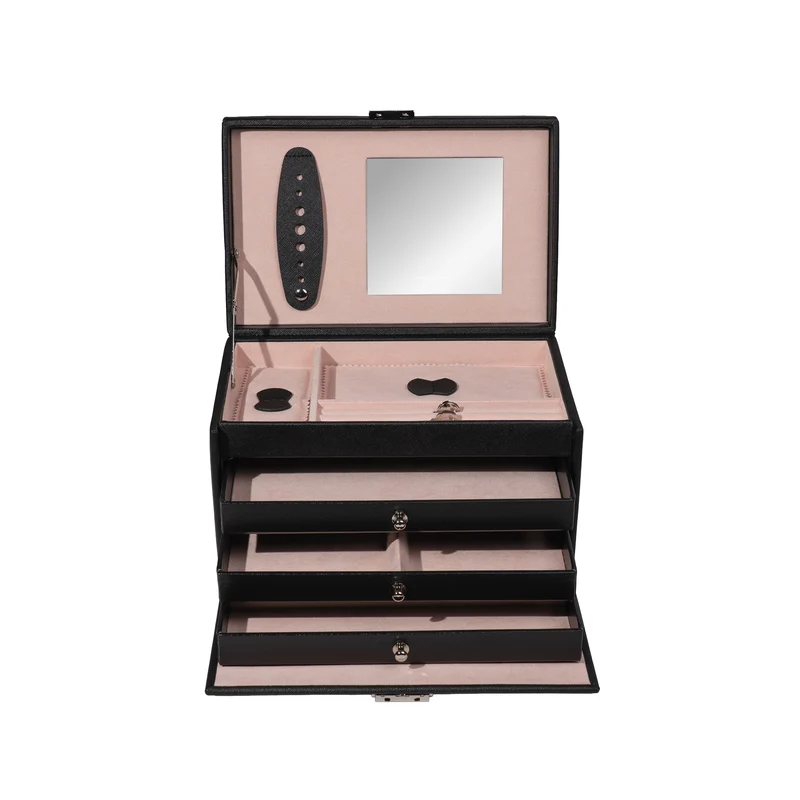 CLASSICO Schmuckkasten Echt Leder - ROSÉ EDITION
