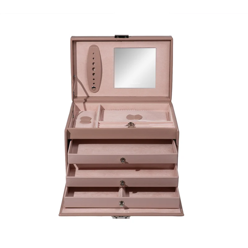 CLASSICO Schmuckkasten Echt Leder - ROSÉ EDITION