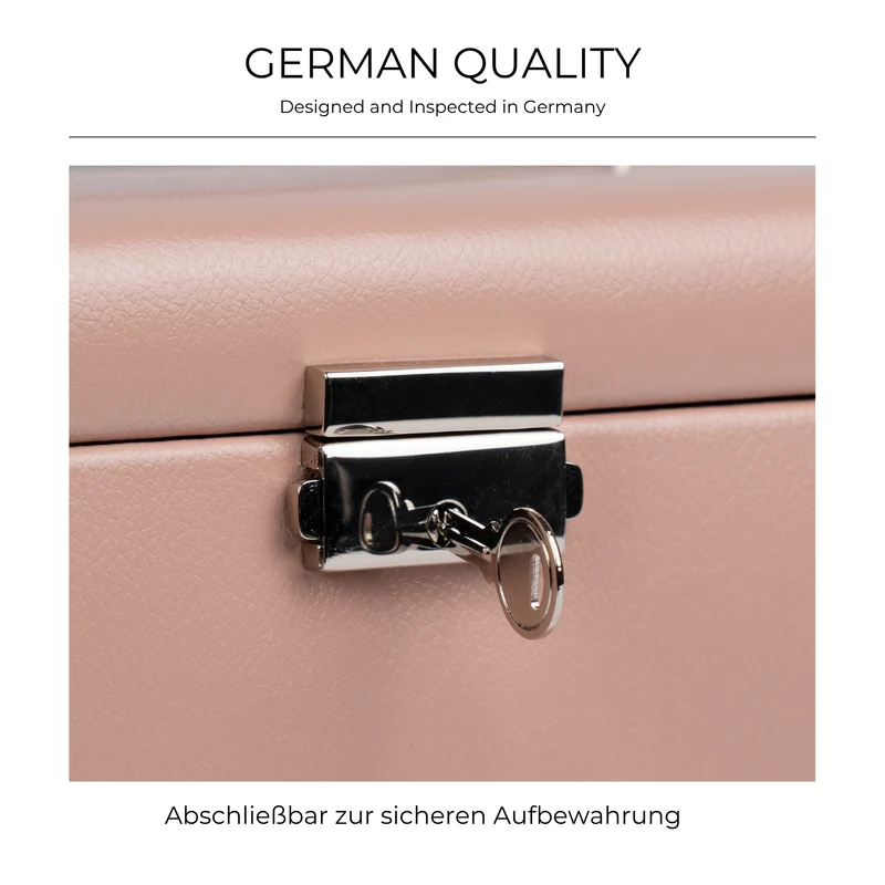 CLASSICO Schmuckkasten Echt Leder - ROSÉ EDITION
