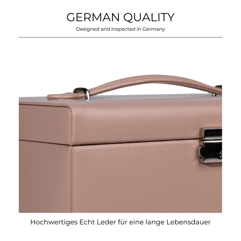 CLASSICO Schmuckkasten Echt Leder - ROSÉ EDITION