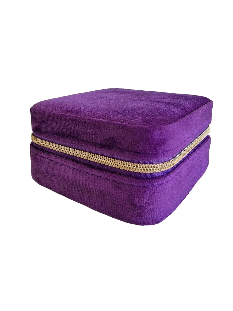 Schmuckkästchen Samt Violett
