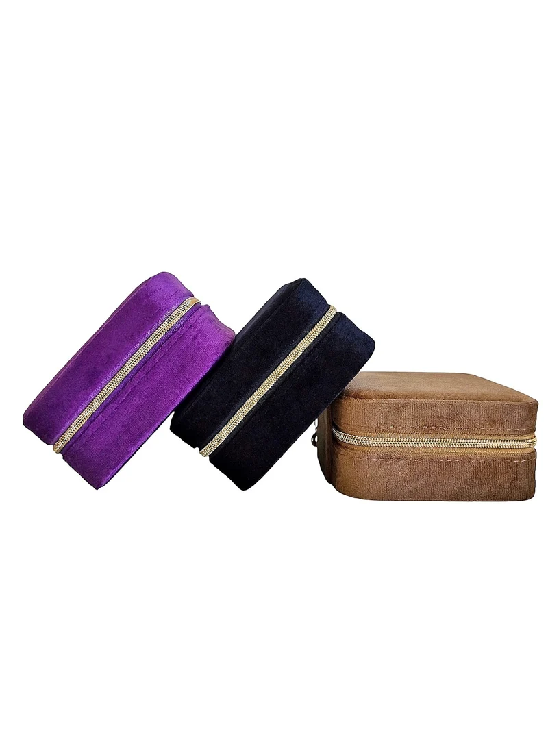 Schmuckkästchen Samt Violett