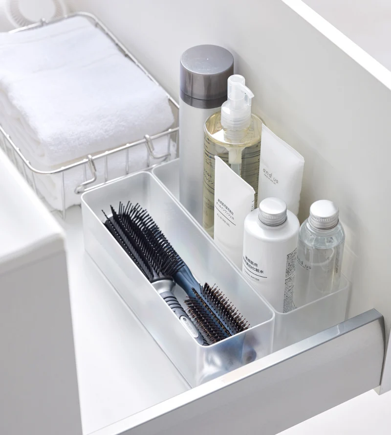 TOWER Schubladen Organizer Weiss L DEEP - Set 2 Stk.