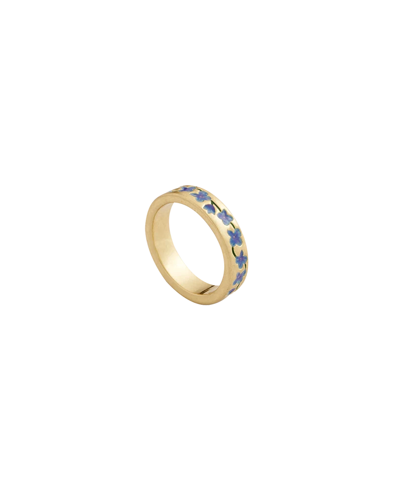 Blue Forget Me Not Ring