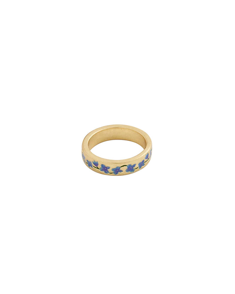 Blue Forget Me Not Ring