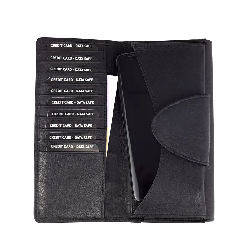 CLOE Geldbörse Damen aus Leder mit Handyfach & RFID