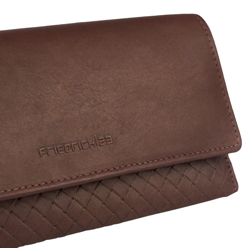 CLOE Geldbörse Damen aus Leder mit Handyfach & RFID