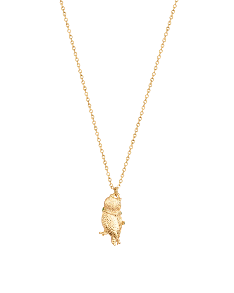 Gold Cosy Owl Necklace